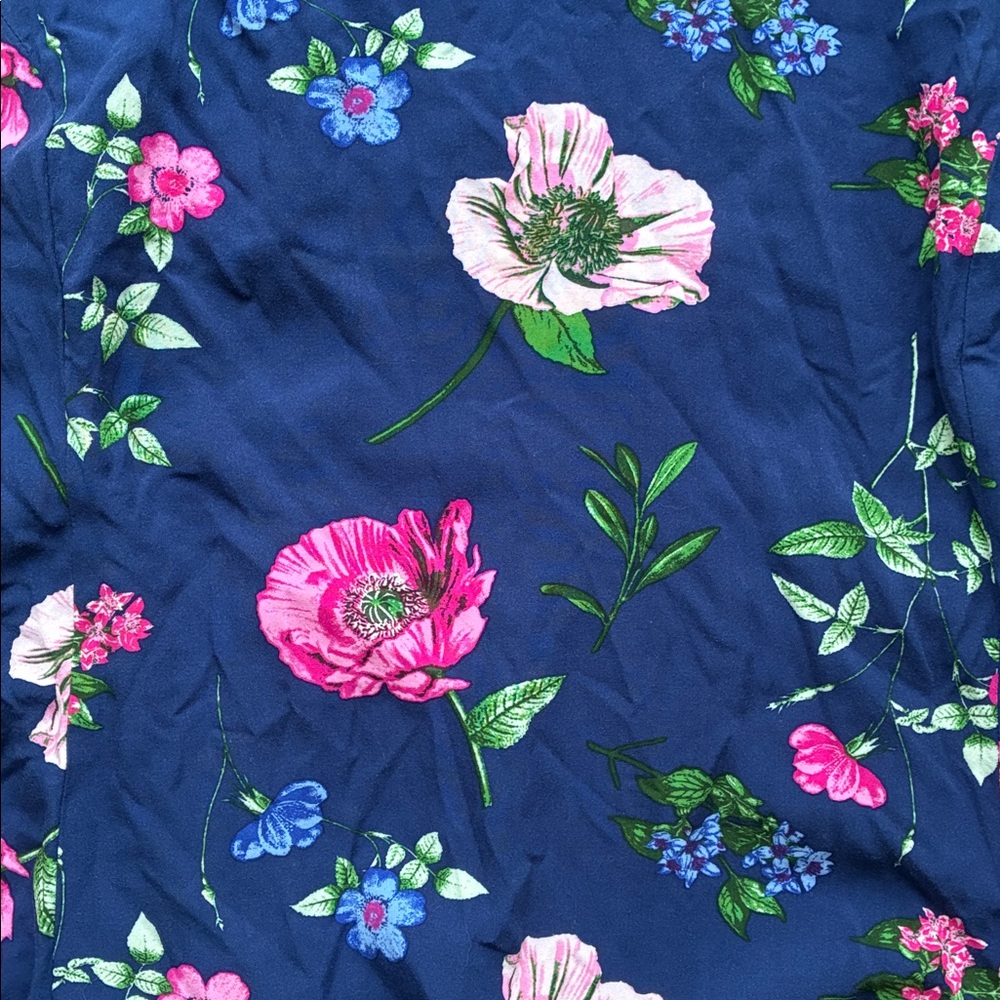 Old Navy Floral Sleeveless Dress - Blue and Pink